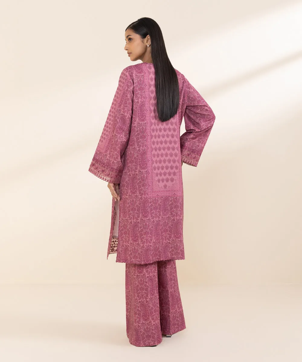 2 Piece - Embroidered Karandi Suit