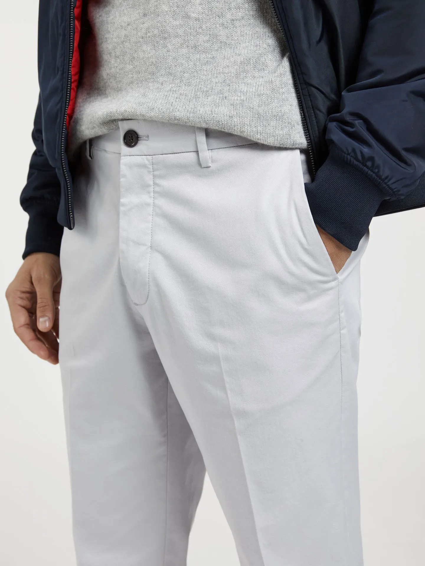 Basic Comfort Cotton regular fit Chino Trouser