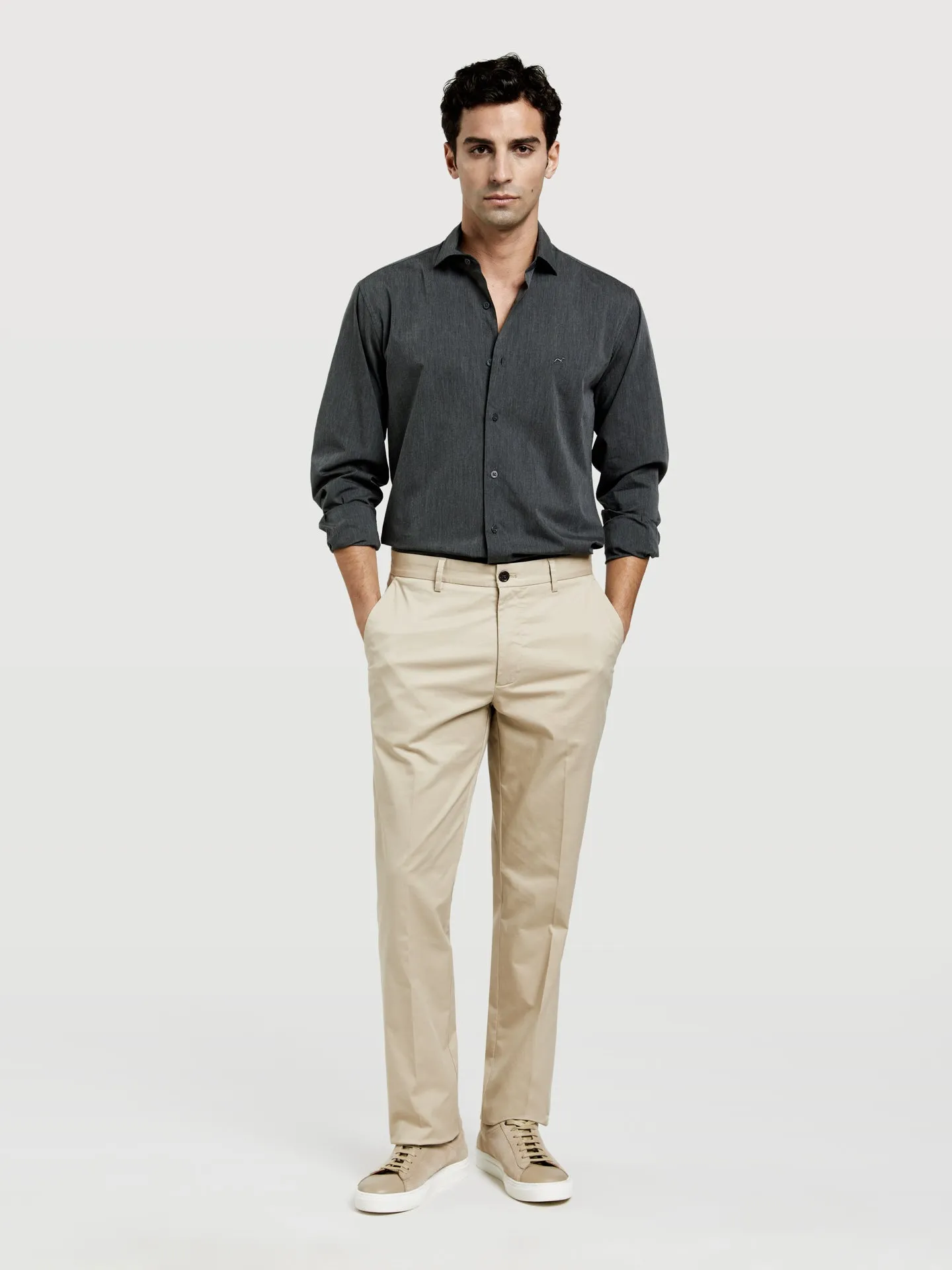 Basic Comfort Cotton regular fit Chino Trouser