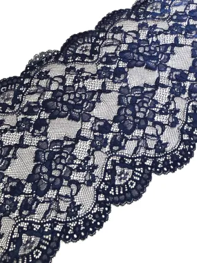 Blue Ribbon 9" Wide Stretch Lace