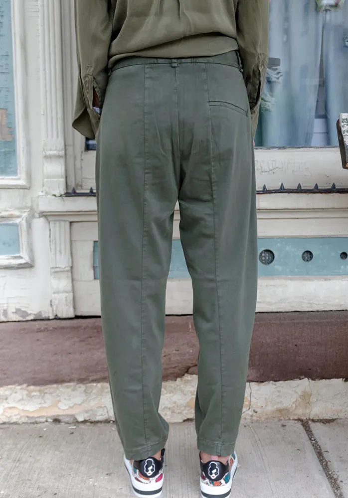 Comfort Fit Trousers - Green