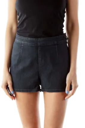 Denim High-Waisted Shorts