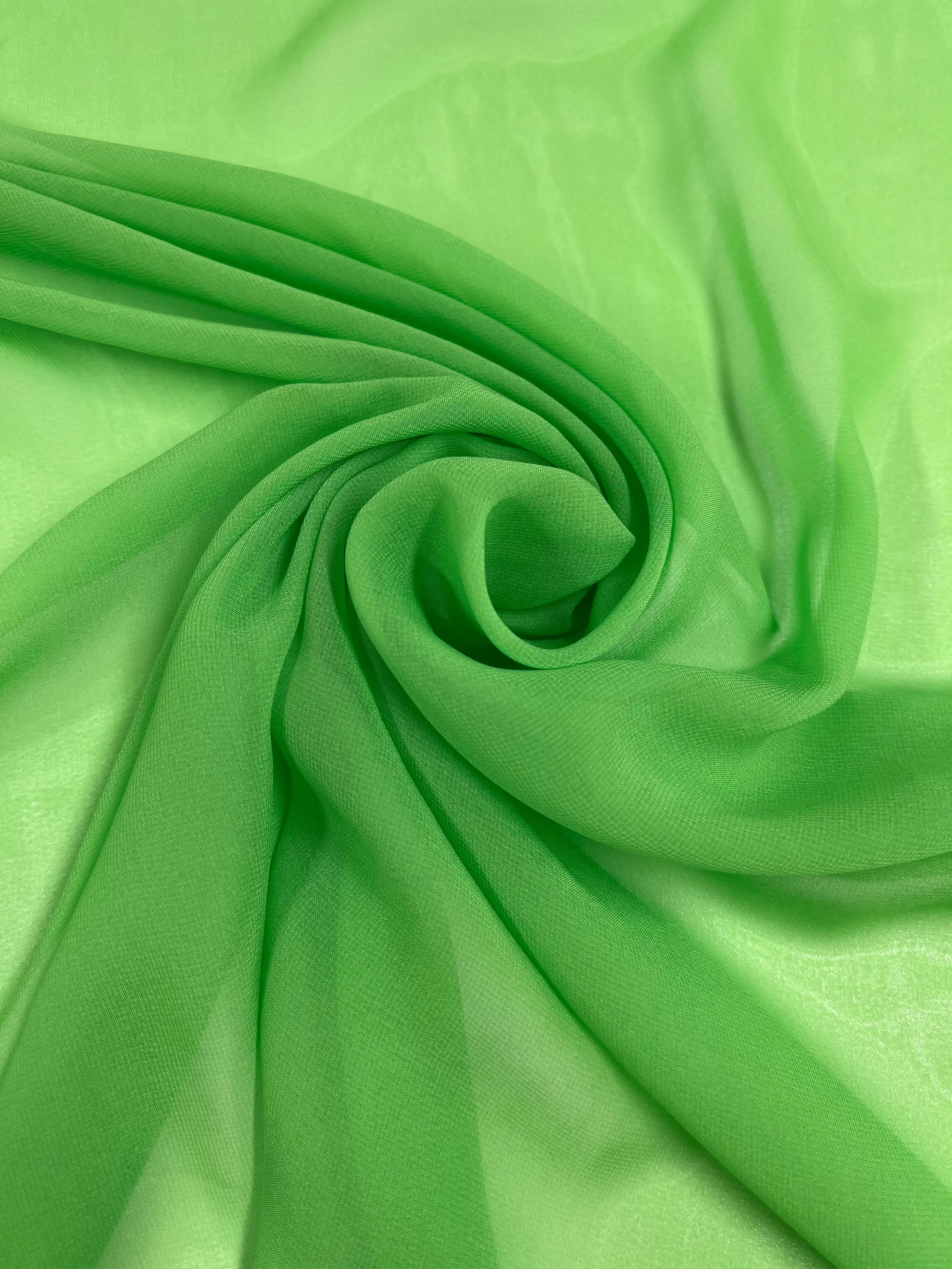 Hi-Multi Chiffon - Green Flash - 150cm