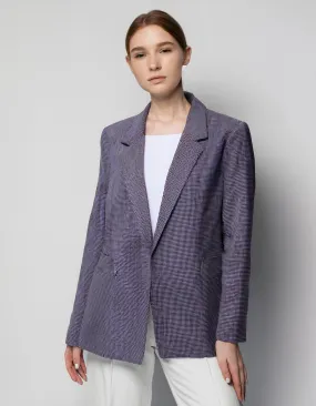 Lavender Relaxed-Fit Blazer