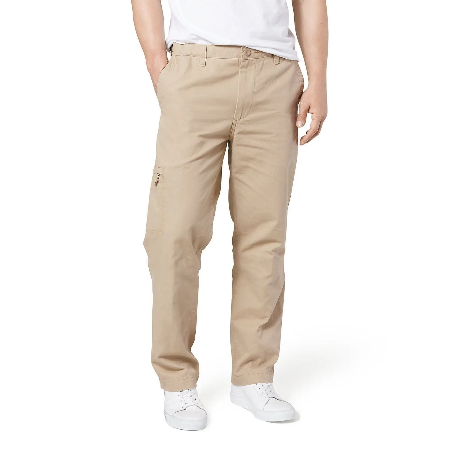 Men's Dockers Comfort Cargo Pants - Regular Fit Flat Front