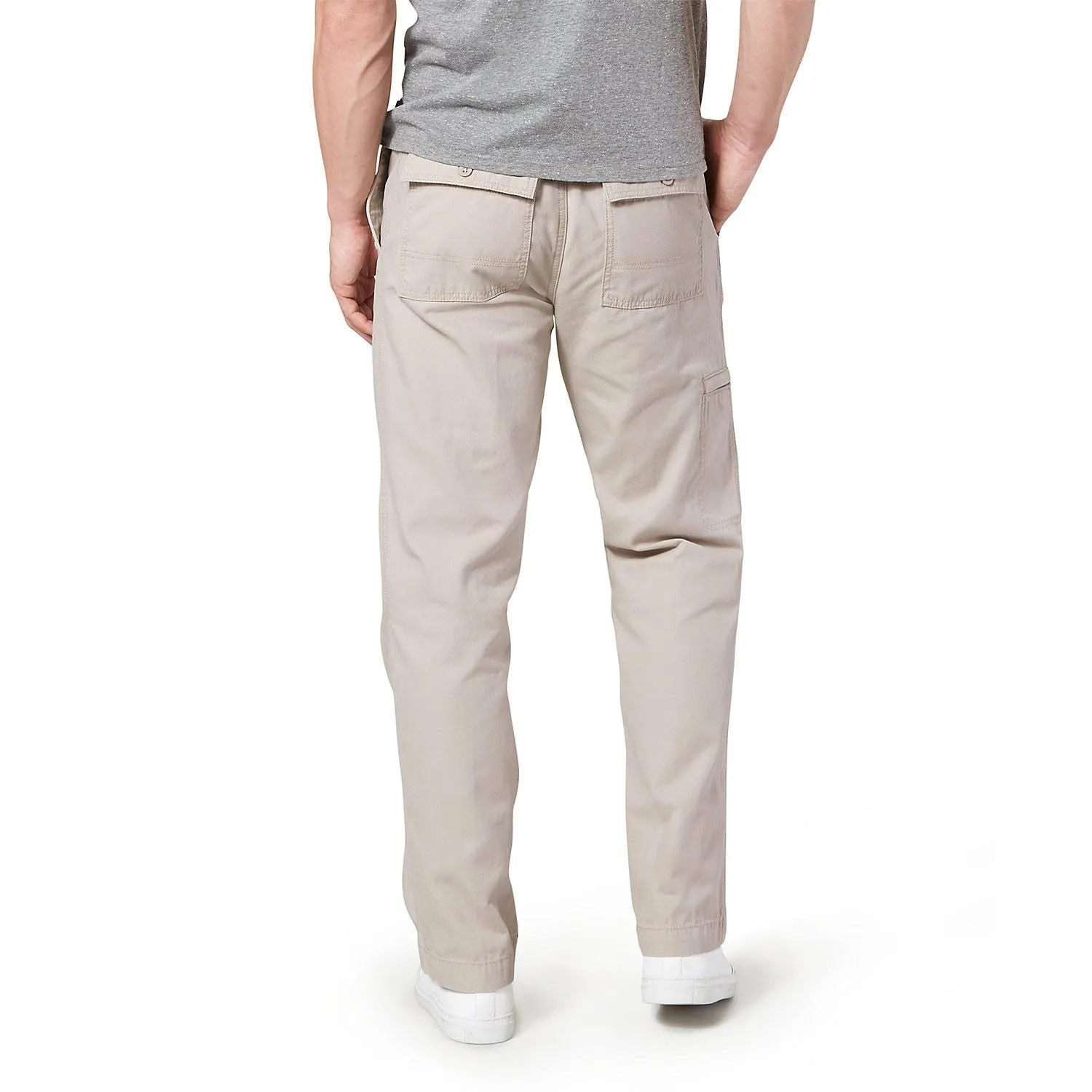 Men's Dockers Comfort Cargo Pants - Regular Fit Flat Front