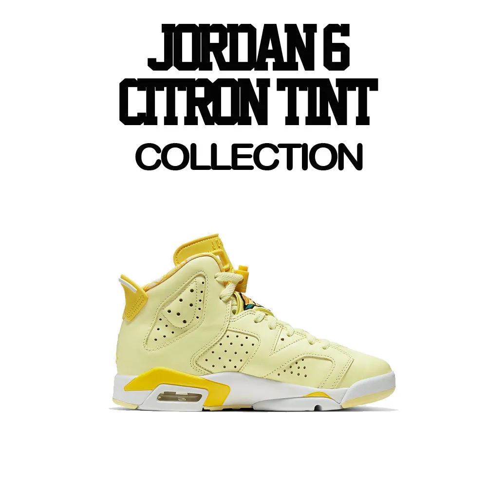 Retro 6 Citron Tint Toro Shirt