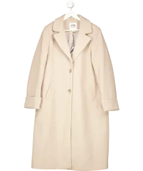 River Island Beige Longline Coat UK 16