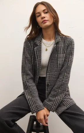 Roxanna Houndstooth Blazer