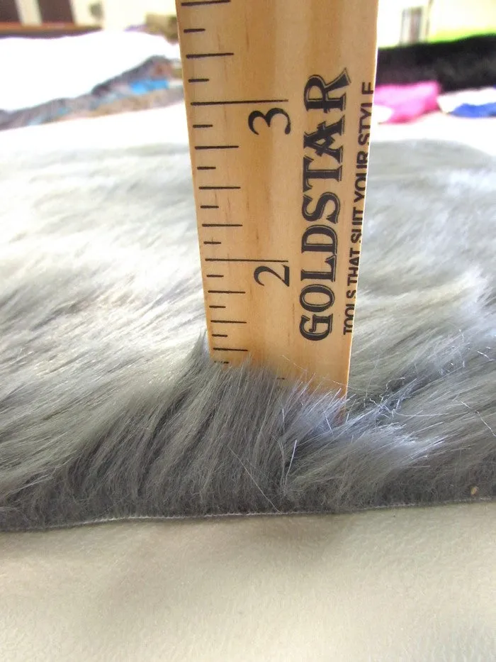 Short Shag Faux Fur Fabric / Saddle / Sold By The Yard