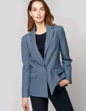 Steel Blue Oversized Blazer