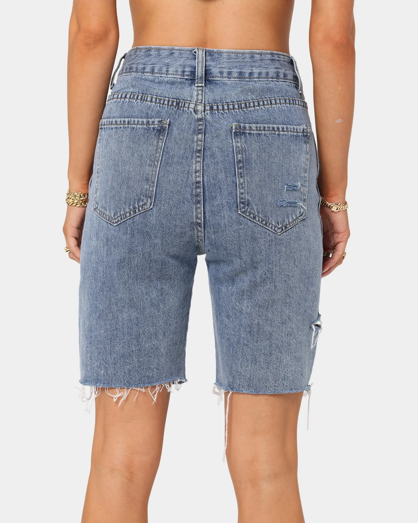 XXIII Women's Dallas Denim Shorts Blue Denim